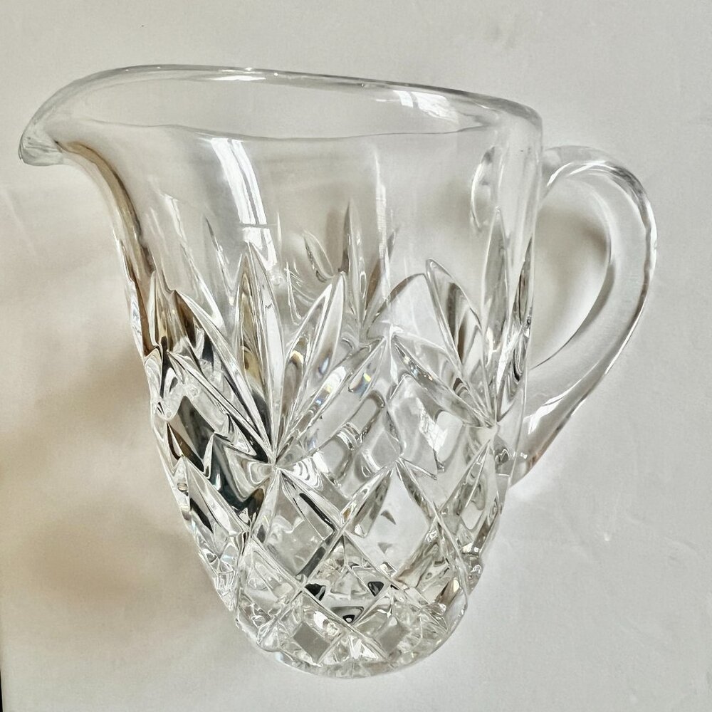 VINTAGE LENOX "Charleston Collection" Small Crystal Pitcher/Creamer EUC
